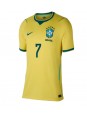 Brazílie Vinicius Junior #7 Domácí Dres pro Dámské MS 2026 Krátký Rukáv Brazílie Vinicius Junior #7 Domácí Dres pro Dámské MS 2026 Krátký Rukáv